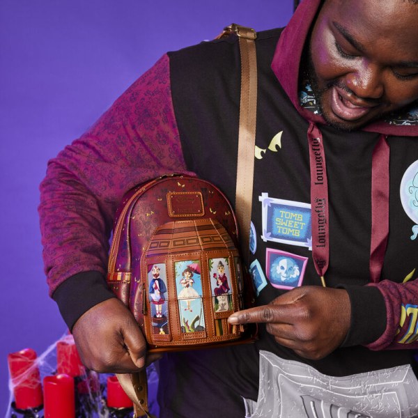 MINI BACKPACK Haunted Mansion Stretching Room Portraits - DISNEY LOUNGEFLY