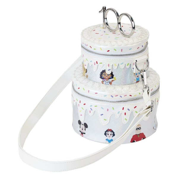 SHOULDER BAG Disney100 Anniversary Celebration Cake - DISNEY LOUNGEFLY