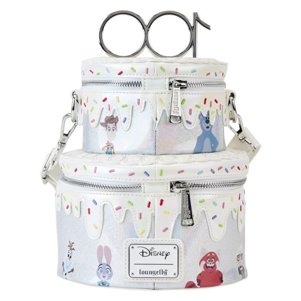 SHOULDER BAG Disney100 Anniversary Celebration Cake - DISNEY LOUNGEFLY