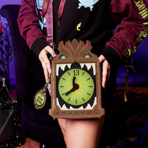 SHOULDER BAG Haunted Mansion Grandfather Clock - DISNEY LOUNGEFLY