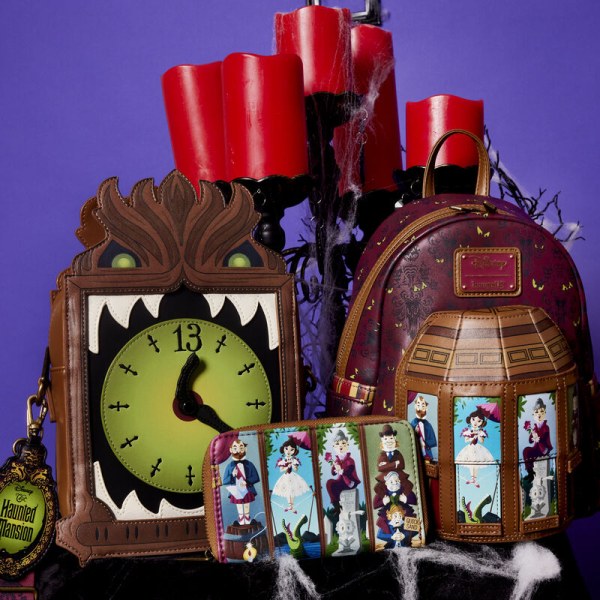 SHOULDER BAG Haunted Mansion Grandfather Clock - DISNEY LOUNGEFLY