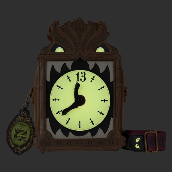 SHOULDER BAG Haunted Mansion Grandfather Clock - DISNEY LOUNGEFLY