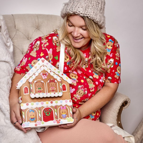 MINI BACKPACK Mickey and Friends Gingerbread House - DISNEY LOUNGEFLY