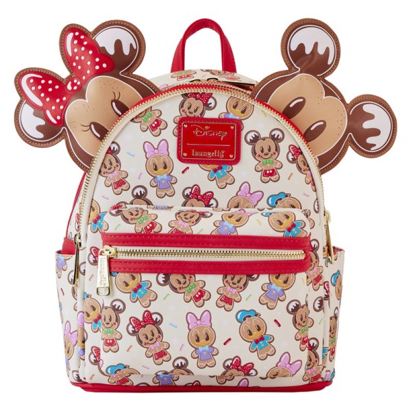 MINI BACKPACK Mickey and his gingerbread friends with headband - DISNEY LOUNGEFLY