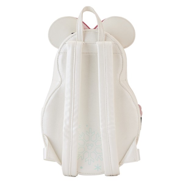 MINI BACKPACK Mickey and Minnie Snowman - DISNEY LOUNGEFLY