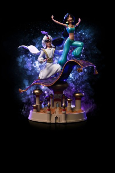 Aladdin and Jasmine Art Scale - Disney