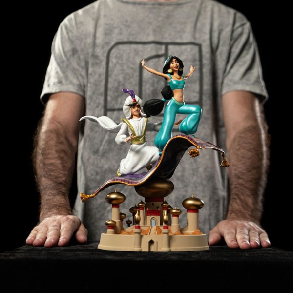 Aladdin and Jasmine Art Scale - Disney