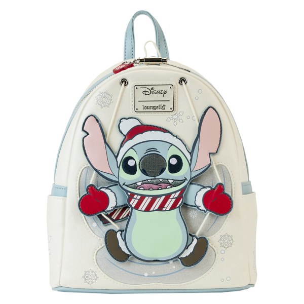 MINI BACKPACK Stitch Holiday Snow Angel - DISNEY LOUNGEFLY