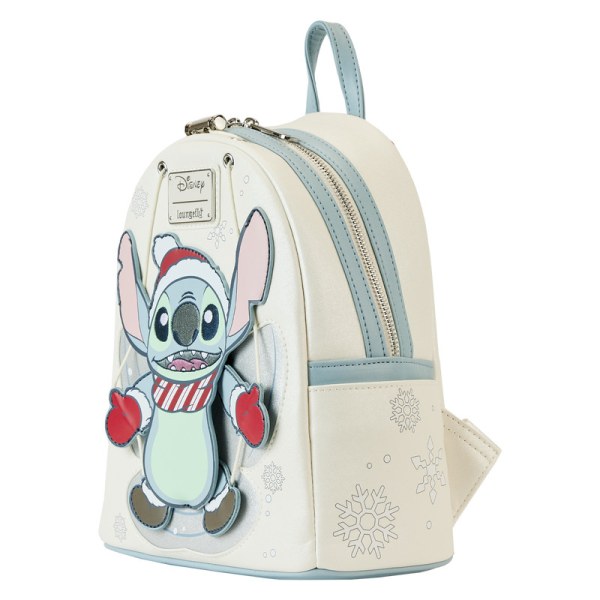MINI BACKPACK Stitch Holiday Snow Angel - DISNEY LOUNGEFLY