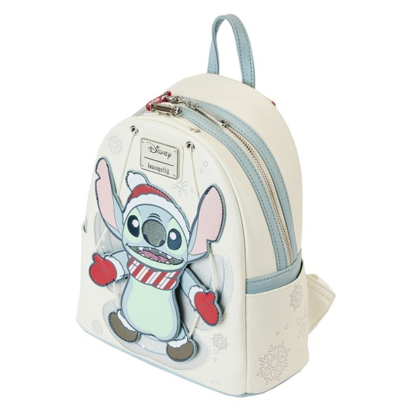 MINI BACKPACK Stitch Holiday Snow Angel - DISNEY LOUNGEFLY