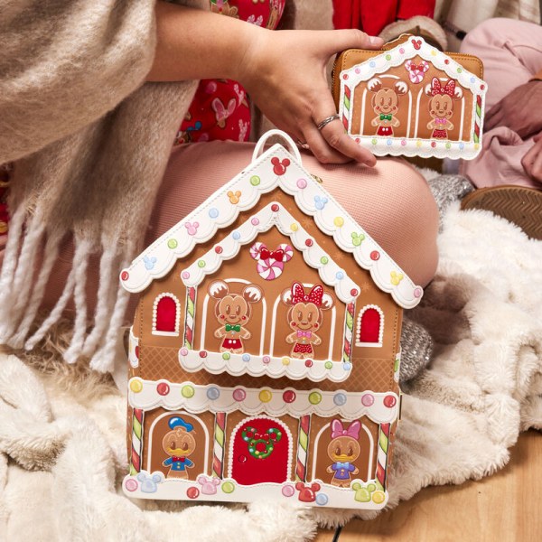 Mickey and Friends Gingerbread House WALLET - DISNEY LOUNGEFLY