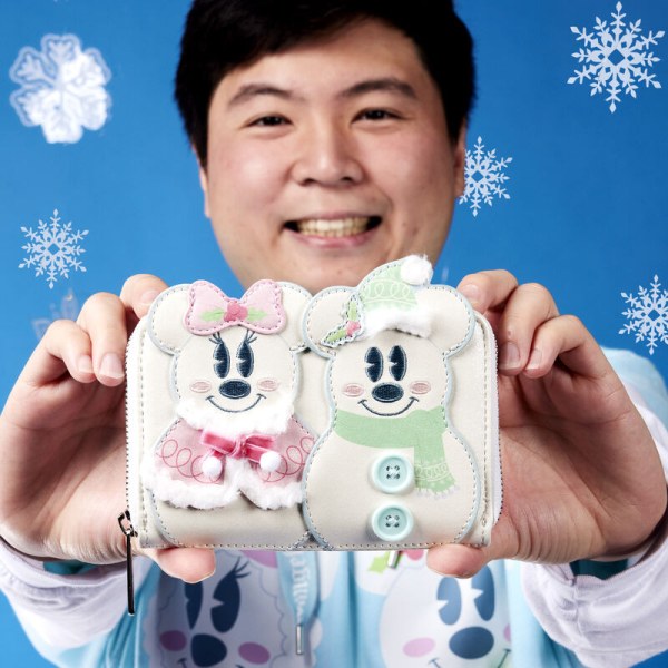 Mickey and Minnie Snowman WALLET - DISNEY LOUNGEFLY