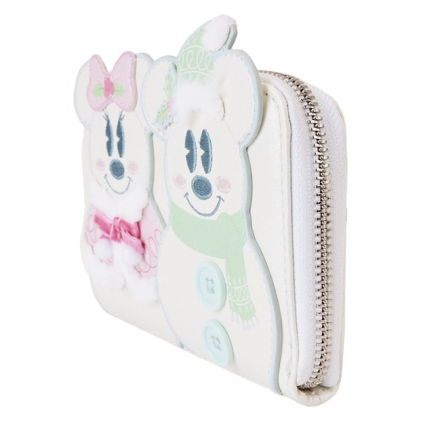 Mickey and Minnie Snowman WALLET - DISNEY LOUNGEFLY