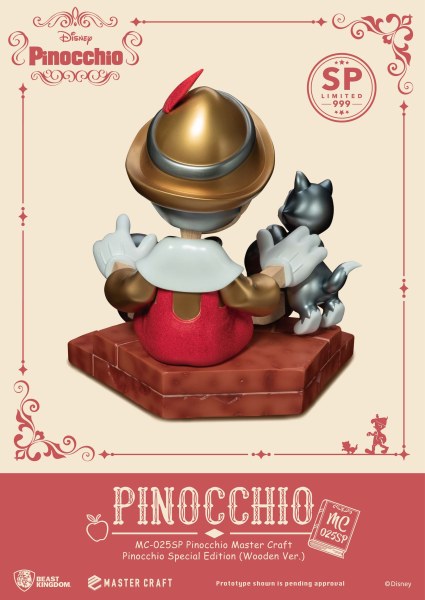 PINOCCHIO WOODEN VERSION SPECIAL EDITION - DISNEY MASTERCRAFT