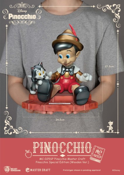 PINOCCHIO WOODEN VERSION SPECIAL EDITION - DISNEY MASTERCRAFT