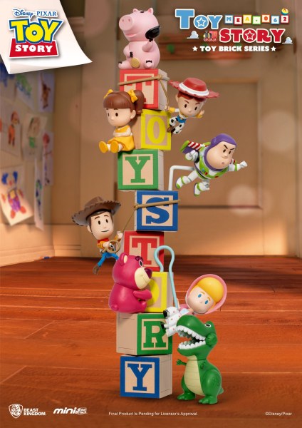 PACK OF 8 FIGURINES TOY STORY - DISNEY-PIXAR MINI EGG ATTACK