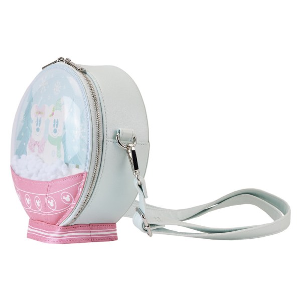 SHOULDER BAG Mickey & Minnie Snow Globe - DISNEY LOUNGEFLY