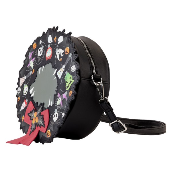 SHOULDER BAG Nightmare Before Christmas Wreath String Lights - DISNEY LOUNGEFLY