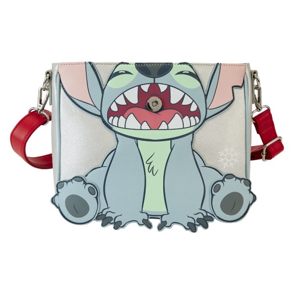 SHOULDER BAG Stitch Holiday Glitter - DISNEY LOUNGEFLY