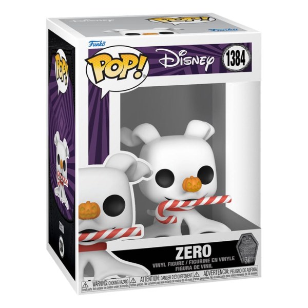 Funko Pop! 1384 - Nightmare before christmas 30th - Zero with candy cane