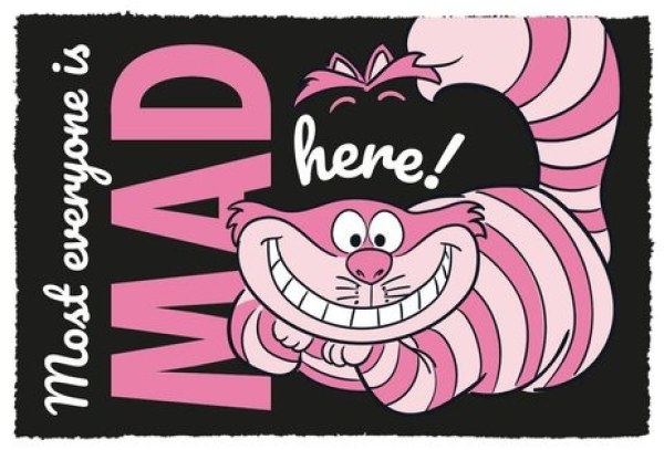 Alice in Wonderland doormat 40 x 60 cm - Disney