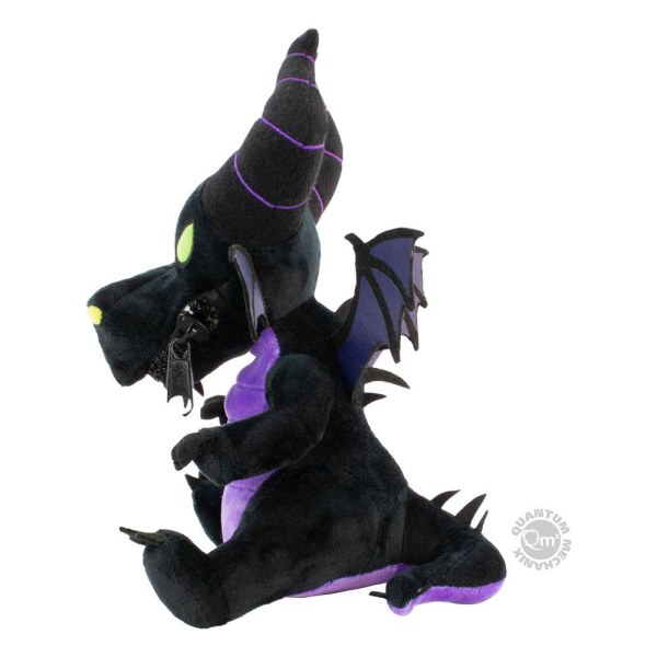 Maleficent plush toy with zipped mouth - Disney Sleeping Beauty