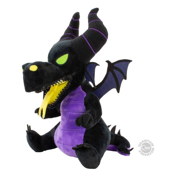 Maleficent plush toy with zipped mouth - Disney Sleeping Beauty