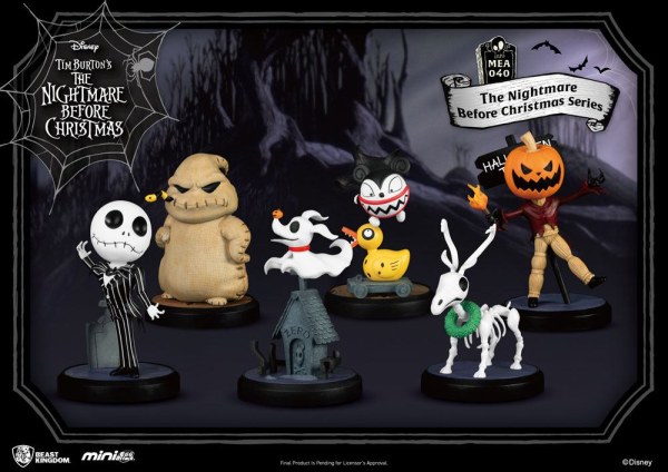 Pack of 6 Nightmare Before Christmas figurines - Disney Mini Egg Attack