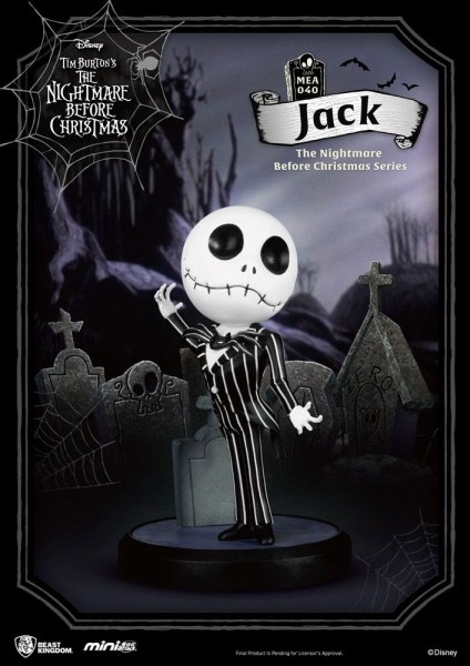 Pack of 6 Nightmare Before Christmas figurines - Disney Mini Egg Attack