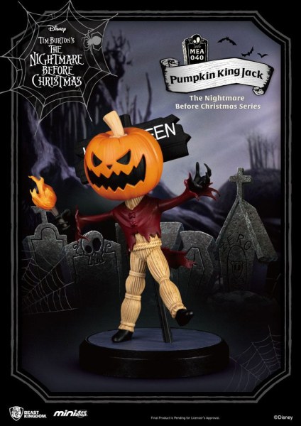 Pack of 6 Nightmare Before Christmas figurines - Disney Mini Egg Attack