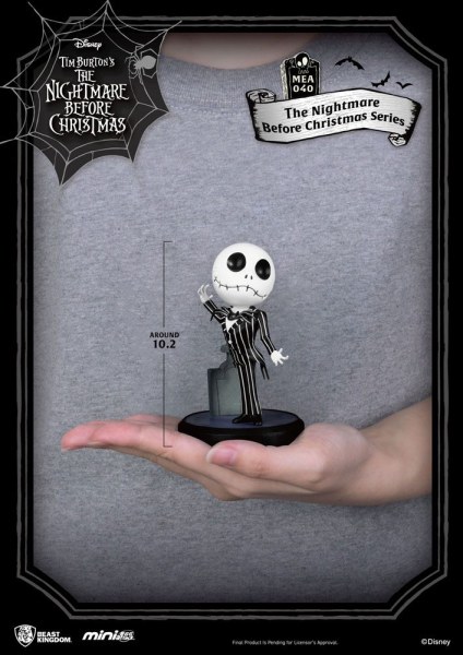 Pack of 6 Nightmare Before Christmas figurines - Disney Mini Egg Attack