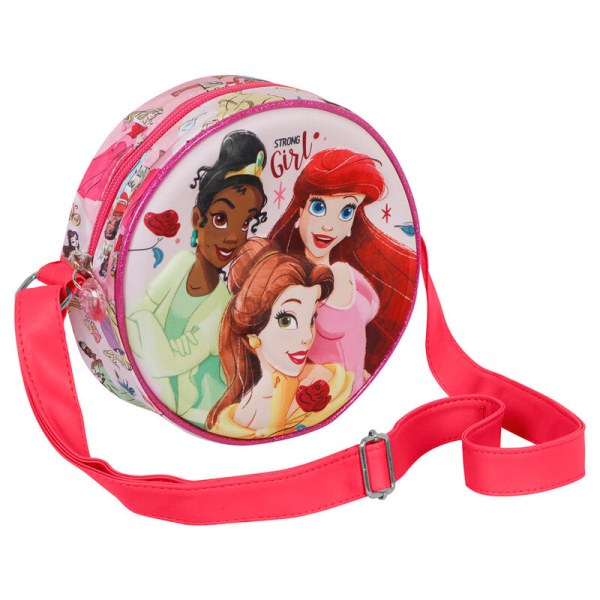 Disney princesses round shoulder bag "Strong girl"