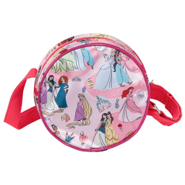 Disney princesses round shoulder bag "Strong girl"