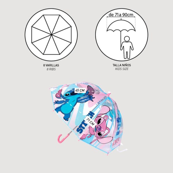 Stitch and Angel manual umbrella - Disney