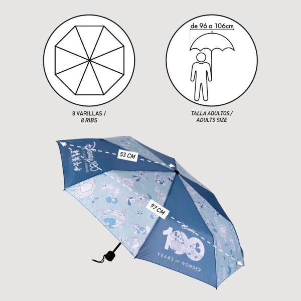 Disney 100 manual umbrella