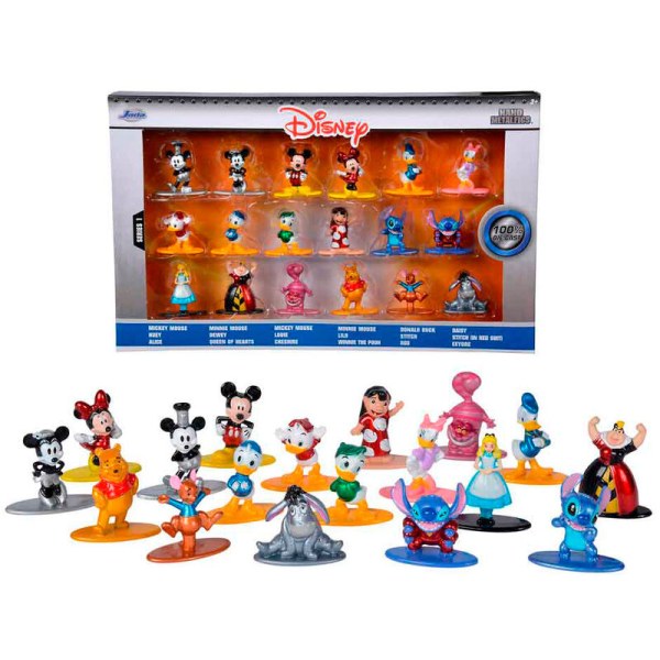 Set of 18 Disney metal figurines