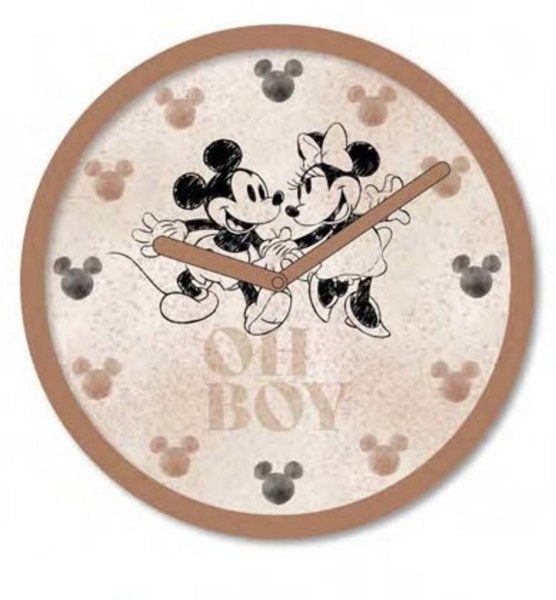 Mickey and Minnie Disney wall clock