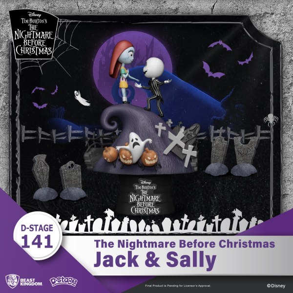 DIORAMA Jack and Sally Nightmare Before Christmas - DISNEY D-STAGE