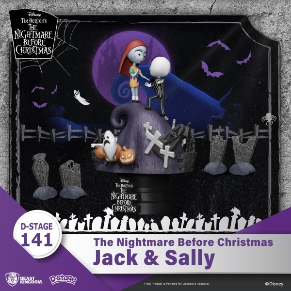 DIORAMA Jack and Sally Nightmare Before Christmas - DISNEY D-STAGE