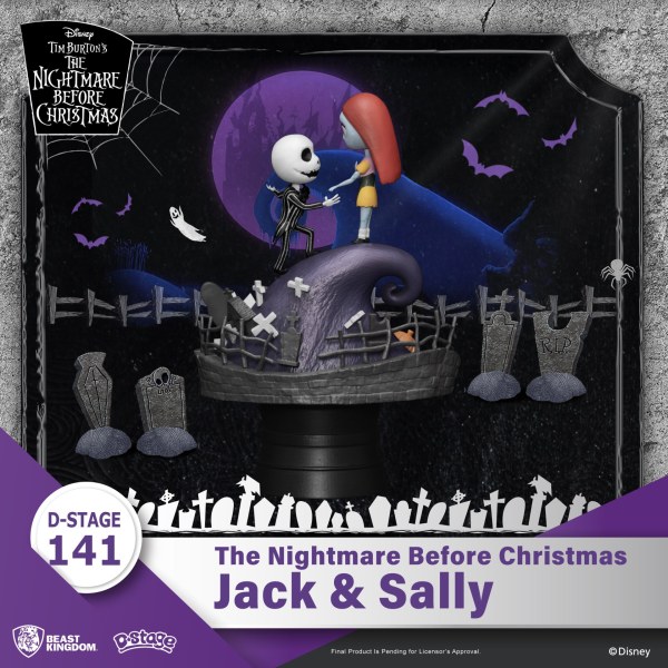 DIORAMA Jack and Sally Nightmare Before Christmas - DISNEY D-STAGE
