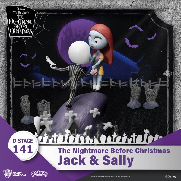 DIORAMA Jack and Sally Nightmare Before Christmas - DISNEY D-STAGE
