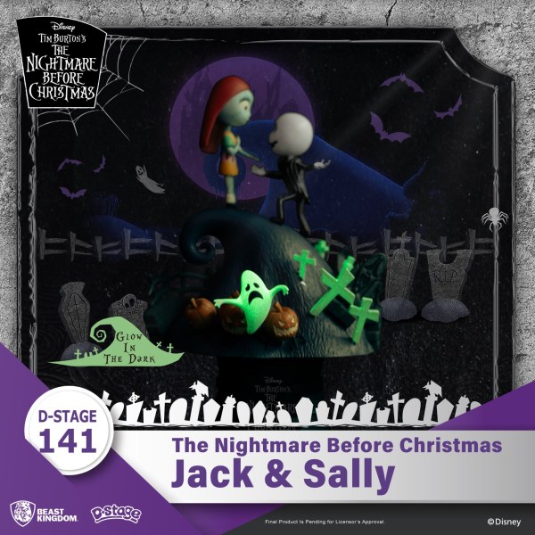 DIORAMA Jack and Sally Nightmare Before Christmas - DISNEY D-STAGE