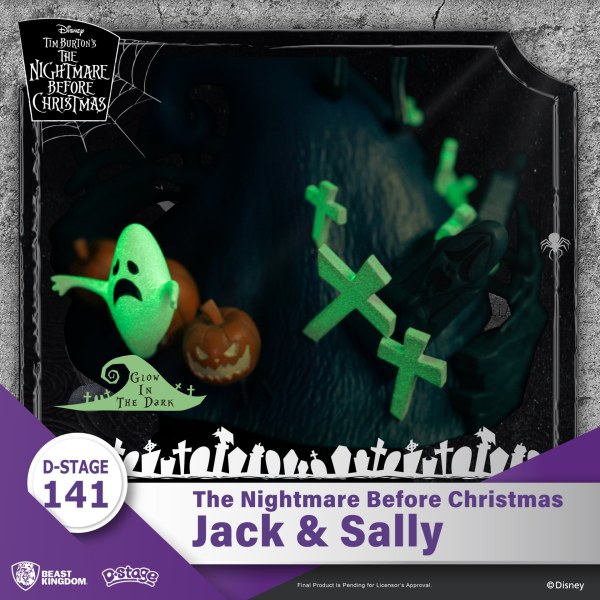 DIORAMA Jack and Sally Nightmare Before Christmas - DISNEY D-STAGE