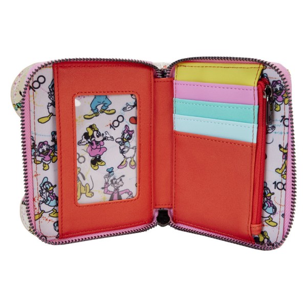 Disney 100 Iridescent Mickey and Friends WALLET - DISNEY LOUNGEFLY