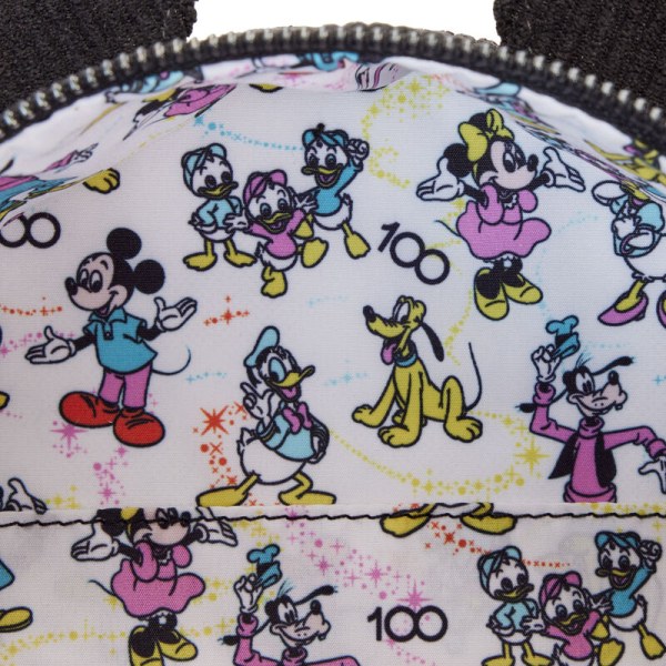 SHOULDER BAG convertible into Backpack Disney 100 Mickey Mouse Classic - DISNEY LOUNGEFLY