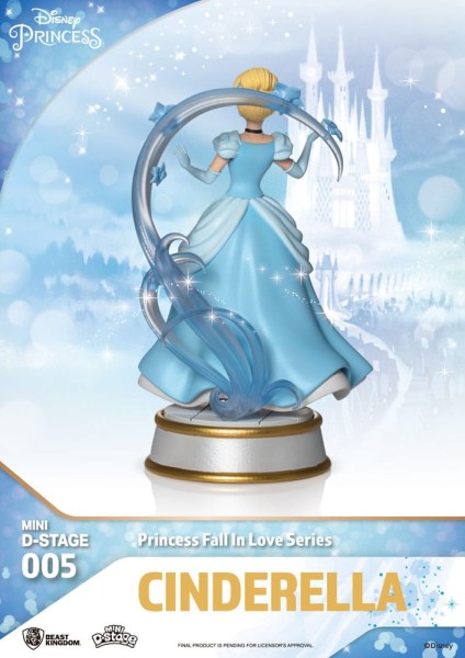Lot of 6 Disney Princess Figurines "Fall in love" series - Disney mini D-Stage
