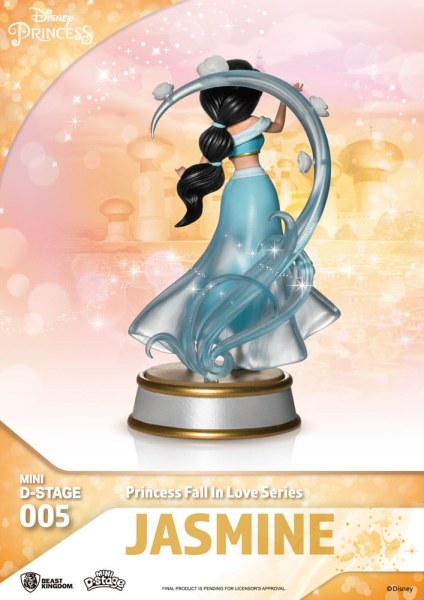 Lot of 6 Disney Princess Figurines "Fall in love" series - Disney mini D-Stage