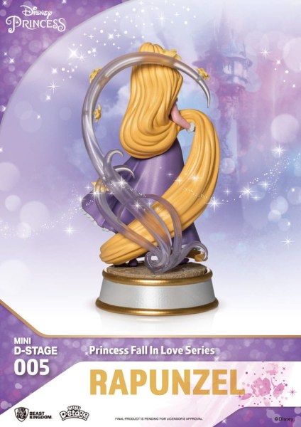 Lot of 6 Disney Princess Figurines "Fall in love" series - Disney mini D-Stage