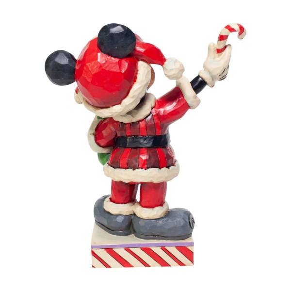 CHRISTMAS MICKEY WITH BARLEY CANDY - DISNEY TRADITIONS