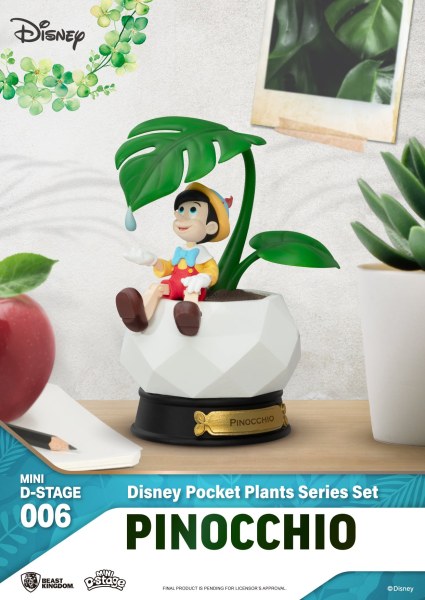 Set of 6 Mini Diorama Stage " "Pocket plants" " series - Disney mini D-Stage